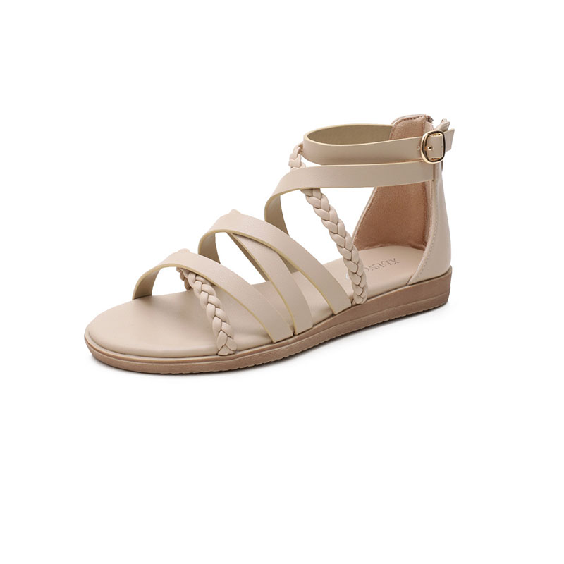 Bohemian Braided Roman Sandals