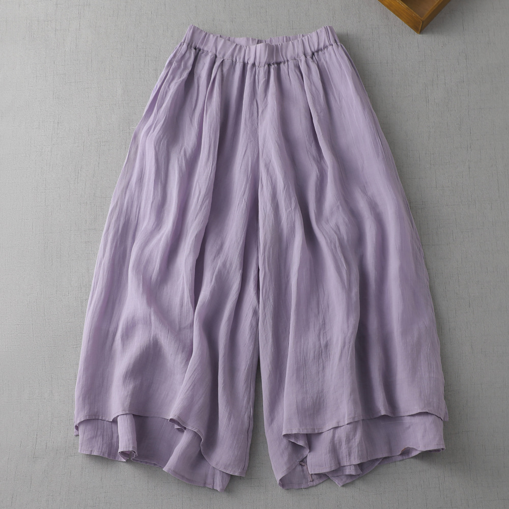 Women's Loose and Comfortable Simple Solid Color Trousers