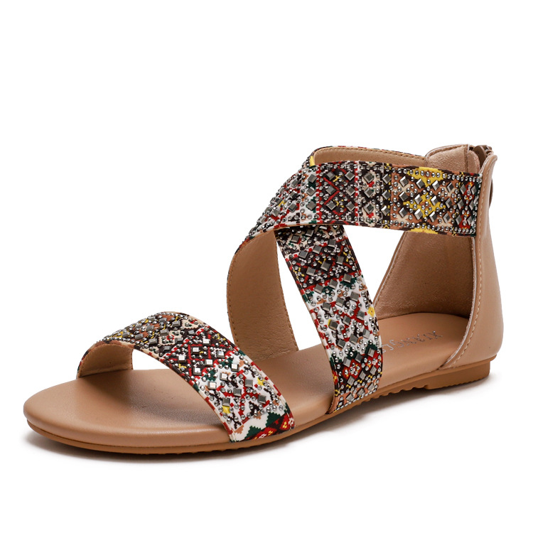 Bohemian Ethnic Beach Flats