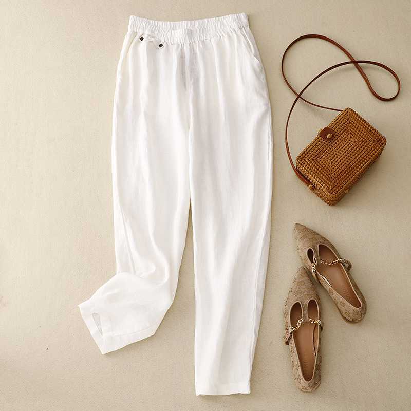 Retro Solid Color Harem Trousers